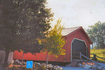 Covered Bridge Museum at Bennington Center
for the Arts. Photo by Liz Keating, September 14, 2005